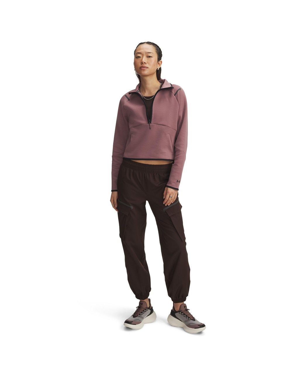 Under Armour Brown Unstoppable Closed Hem Jersey Joggers