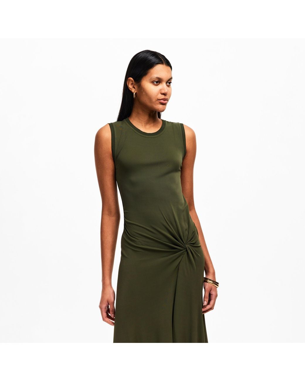 Joseph Green Cheikh Sleeveless Slinky Dress