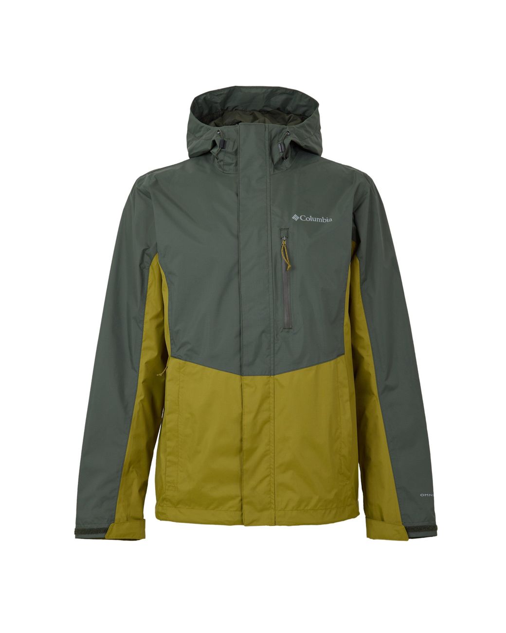 Columbia Green Pouring Waterproof Jacket for men