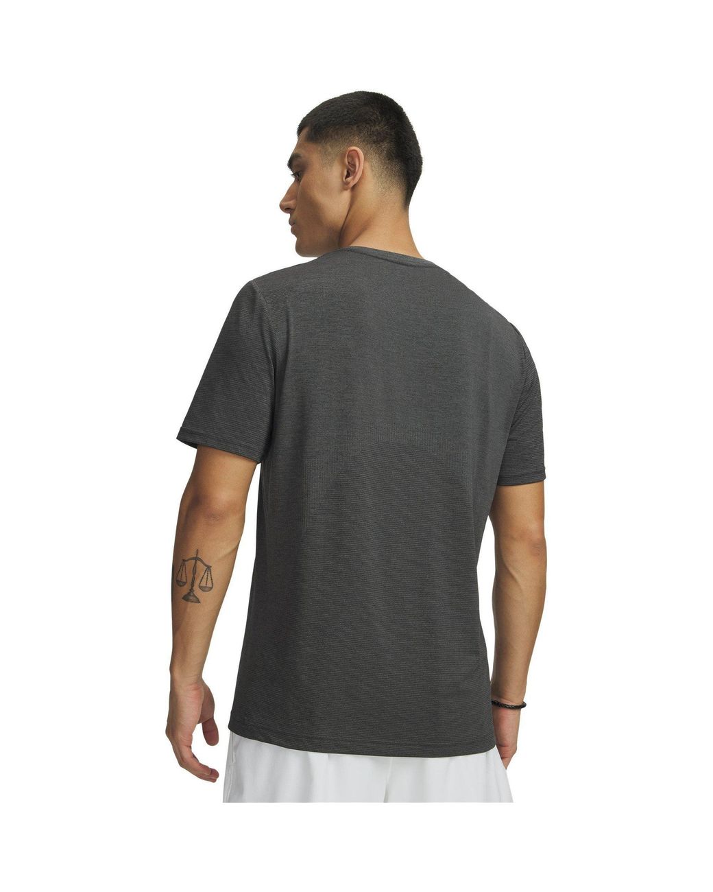Under Armour Gray Vanish Elite Seamless Short Sleeve Ultimate Castlerock for men