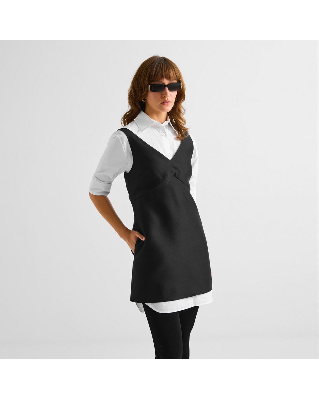 Balenciaga Black Bal Shrt Dress Ld64