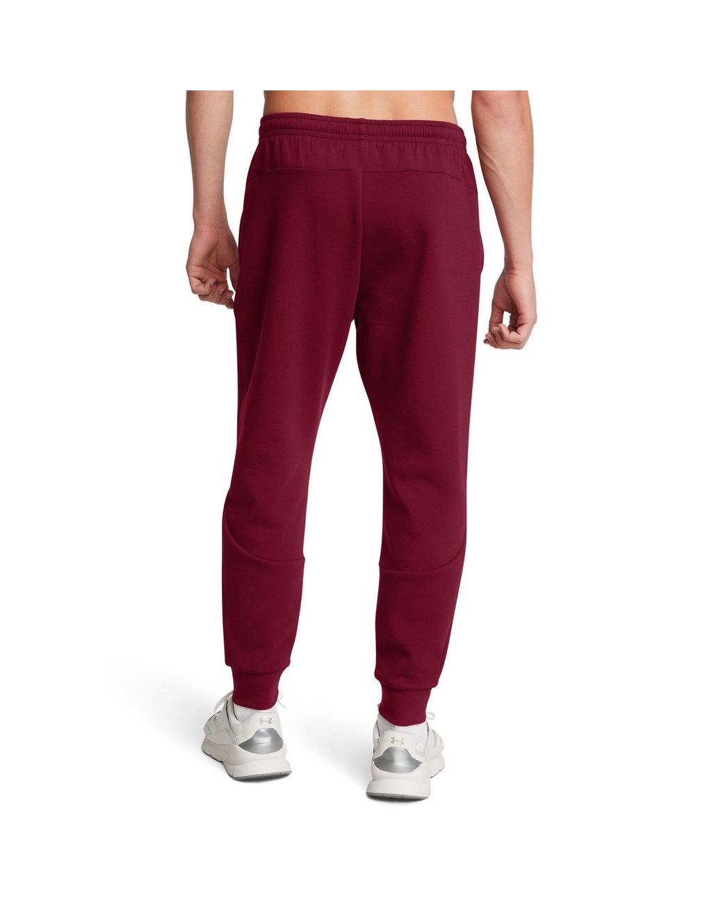 Under Armour Red Unstoppable Closed Hem Fleece Joggers for men