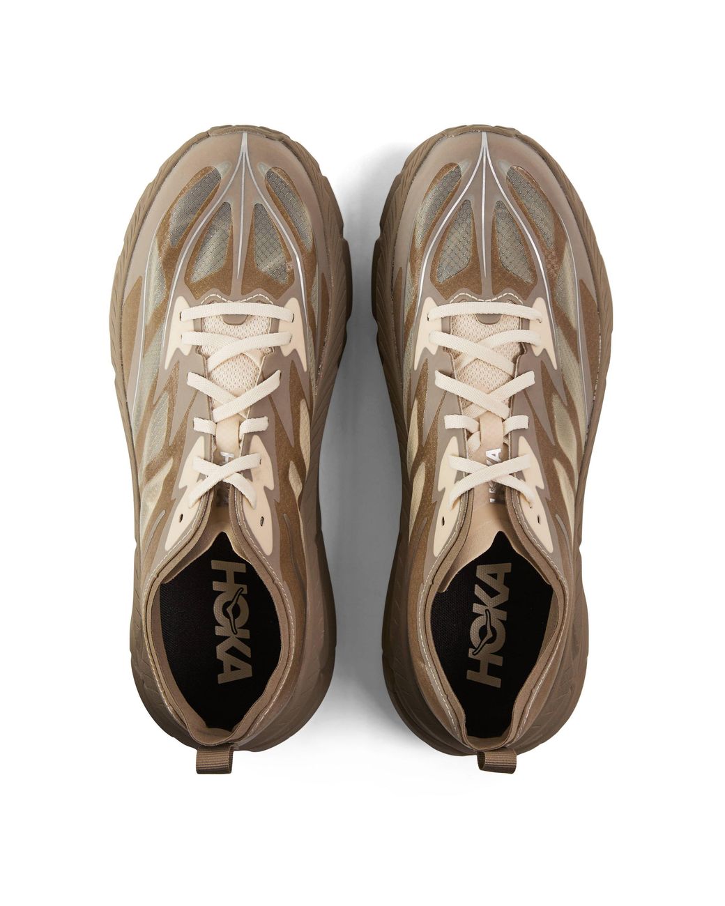 Hoka One One Brown Mafate Speed Off-Road Trail Running Shoes for men