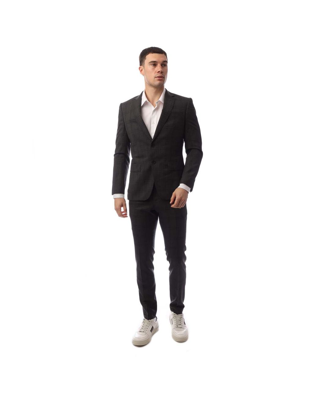 Boss Black Structured Natural Stretch Streamlined Fit Suit for men