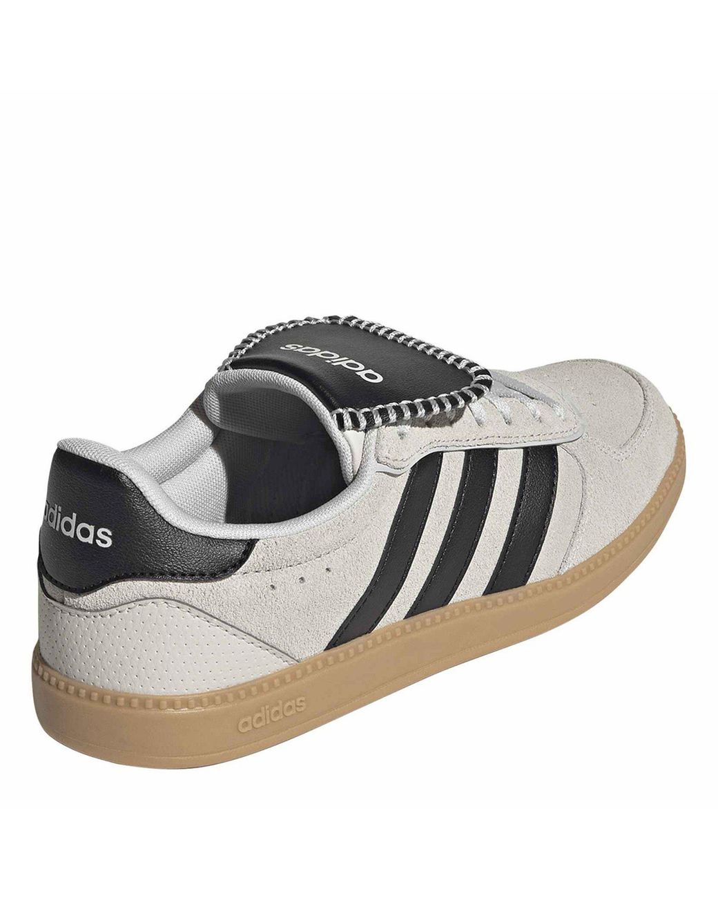 Adidas Gray Breaknet Sleek Suede Low-Top Trainers