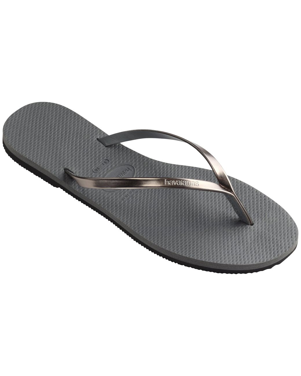 Havaianas Brown Have You Metallic Flip Flops