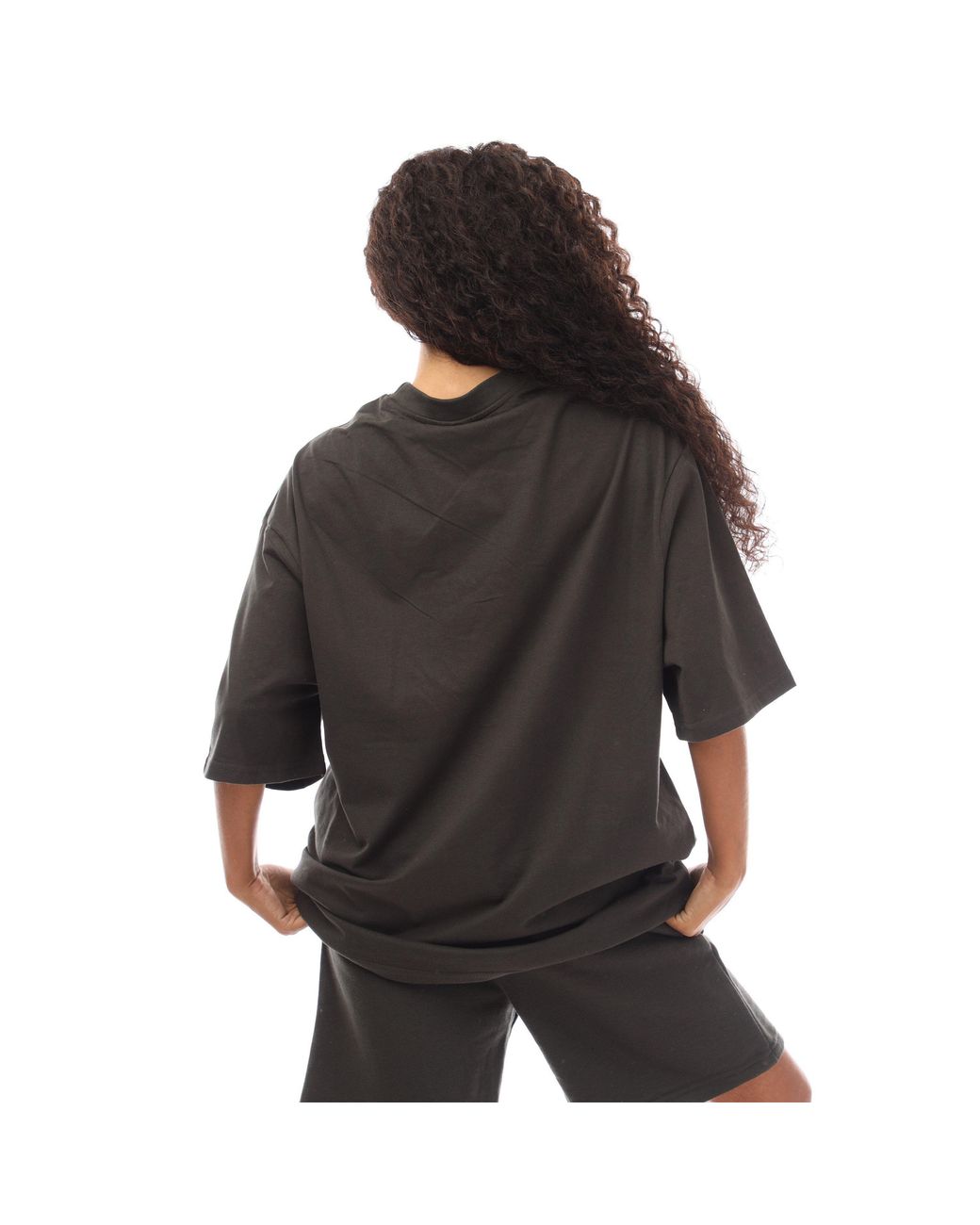 Hype Black Adults Oversized T-Shirt