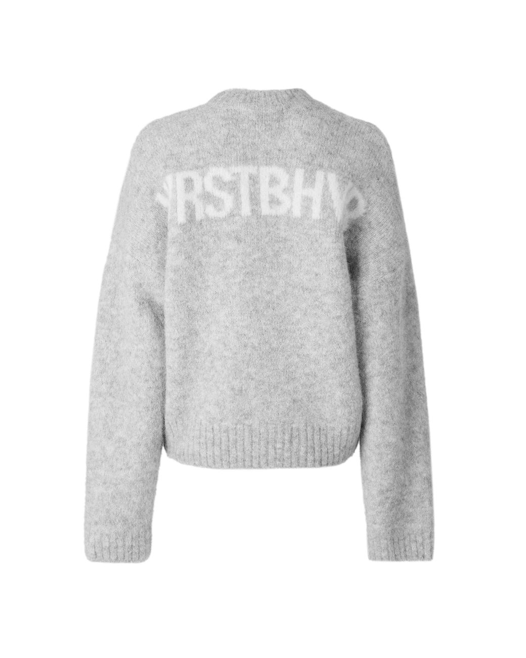 WRSTBHVR Gray Crew Neck Jumper
