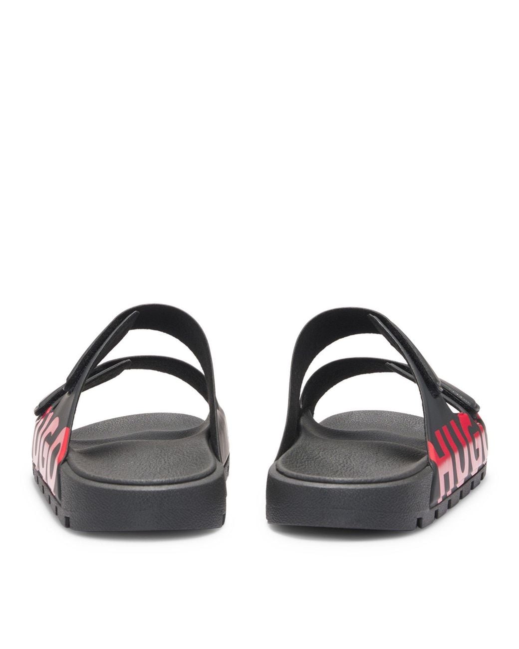 HUGO Blue Signature Logo Sandals With Adjustable Straps (Evander) for men