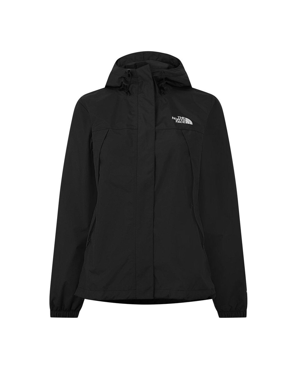 The North Face Black Antora Dryvent Hooded Long Sleeve Waterproof Jacket