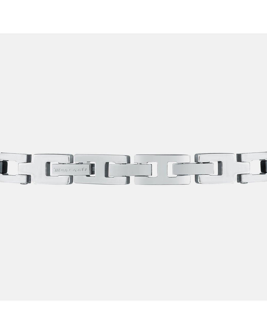 Maserati Jewellery Metallic Maserat Chain Bracelets for men