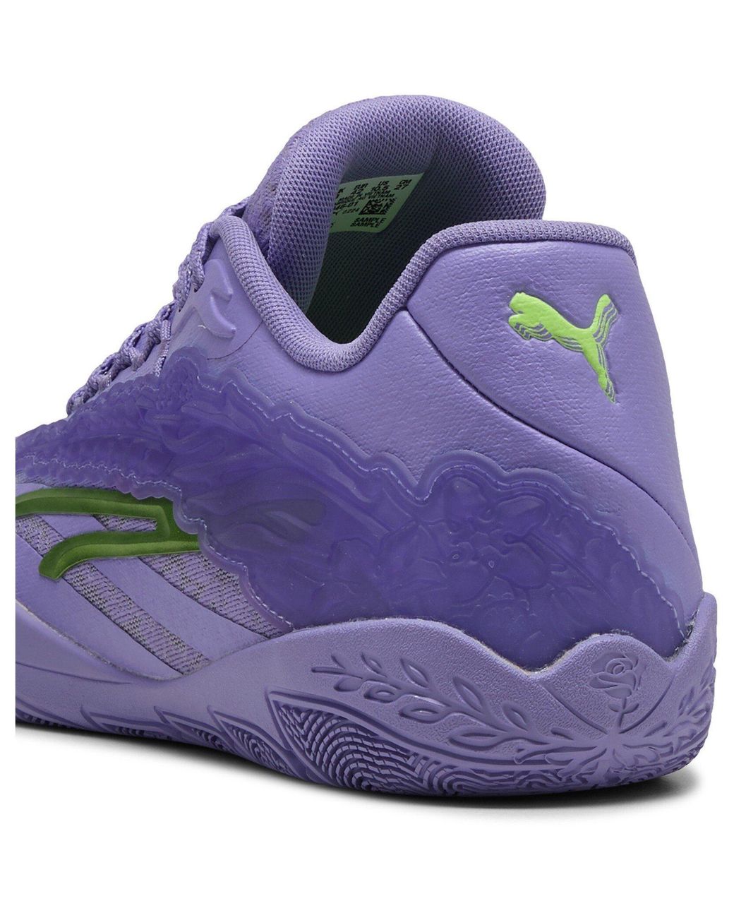 PUMA Purple Stewie 3 Lace Em Up Basketball Shoes