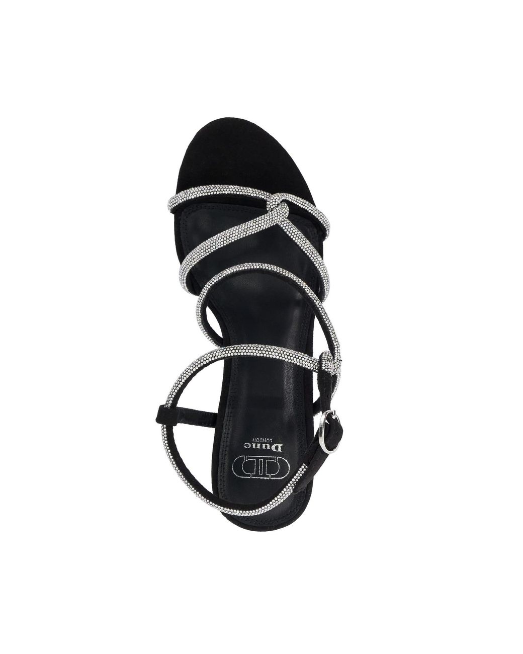 Dune Black Malfi Heeled Sandals
