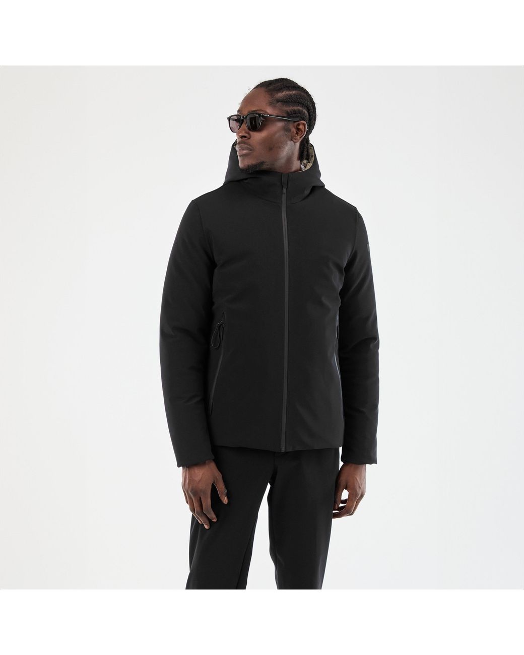 Roberto Ricci Designs Black Surflex Water Repellent Wind Resistant Softshell Jacket for men