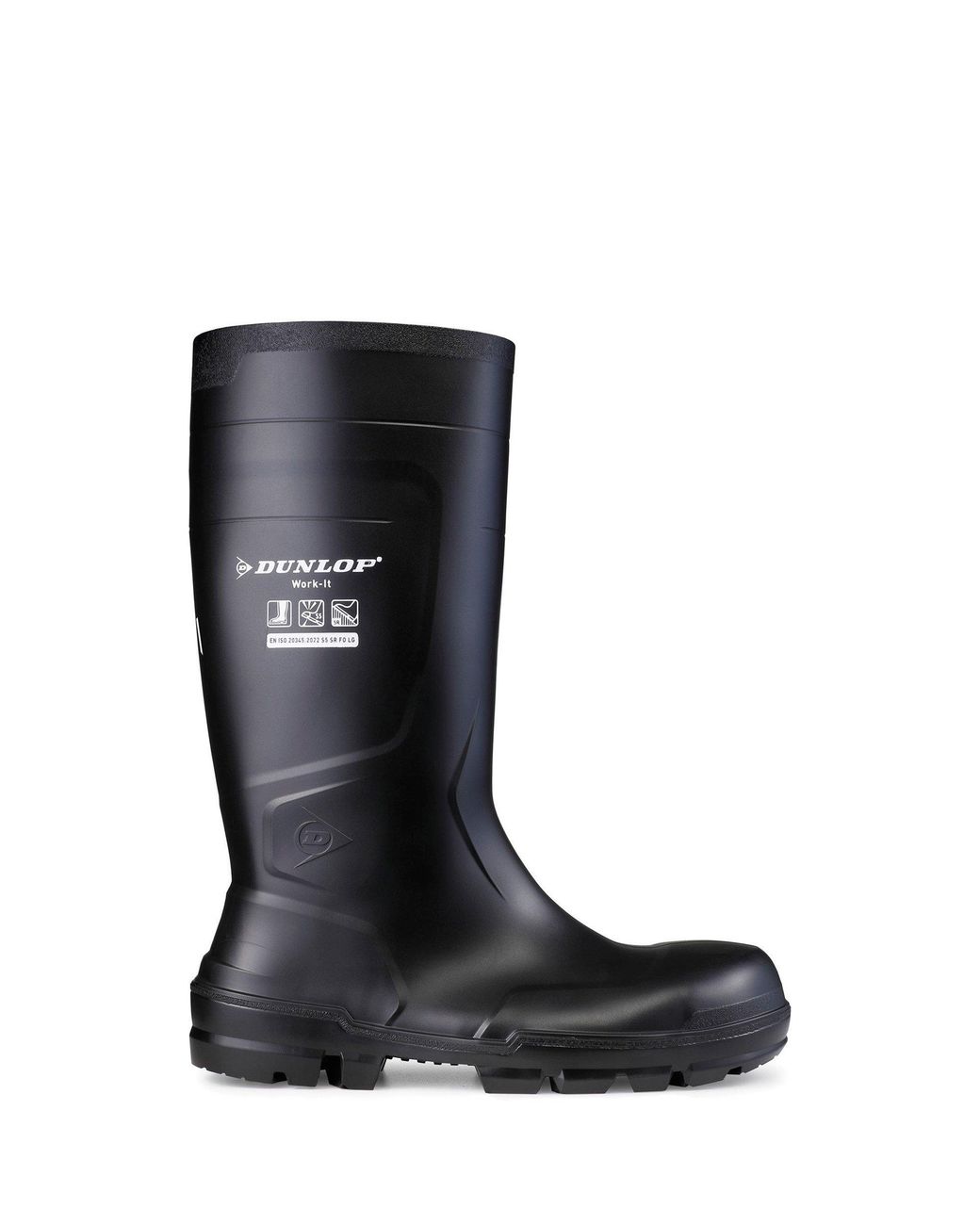 Dunlop Black Work-it Full Safety Wellington