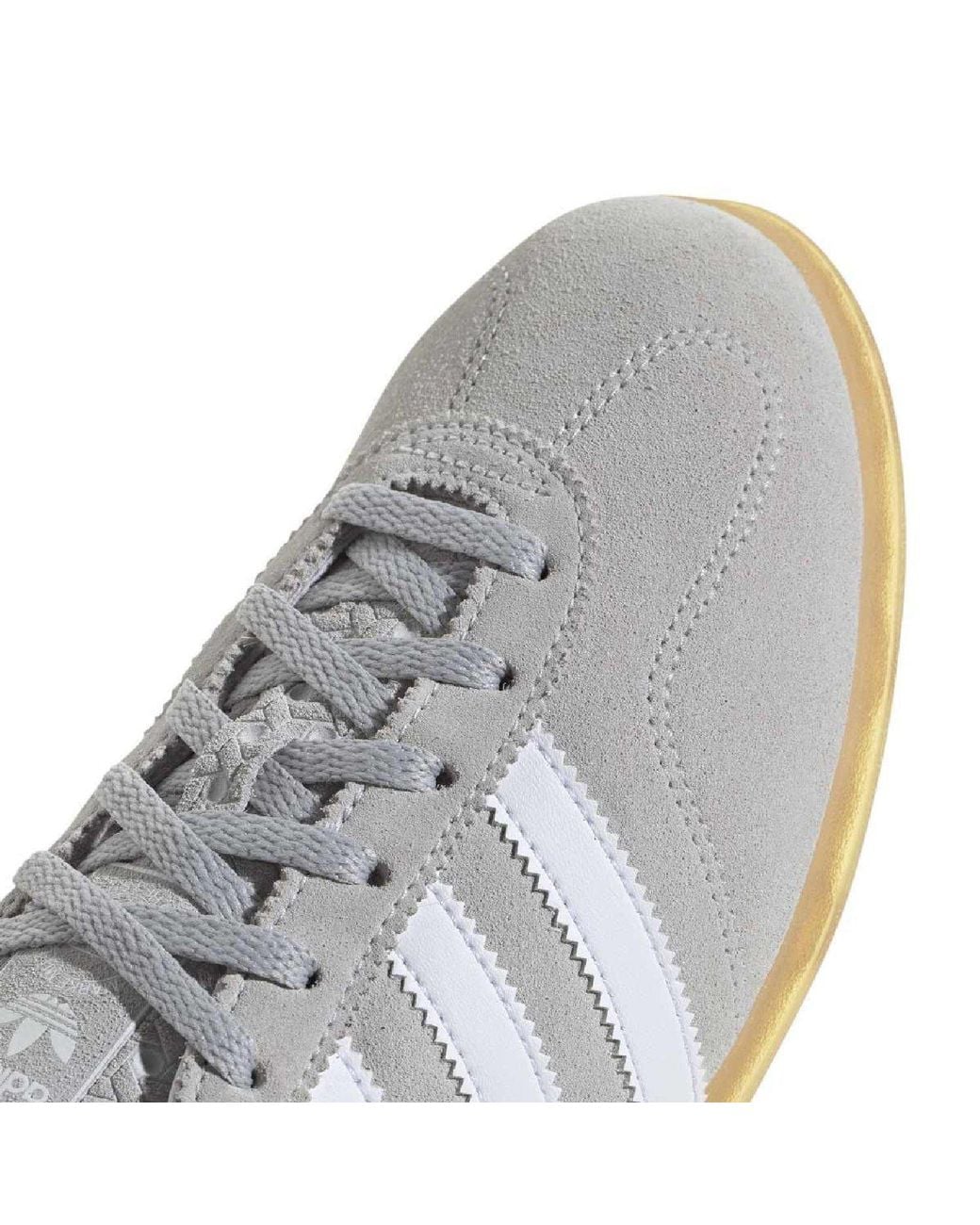 Adidas Originals Gray Gazelle Lo Pro Trainers