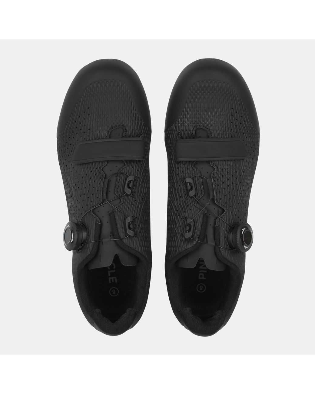 Pinnacle Black Radium Road Cycling Shoes