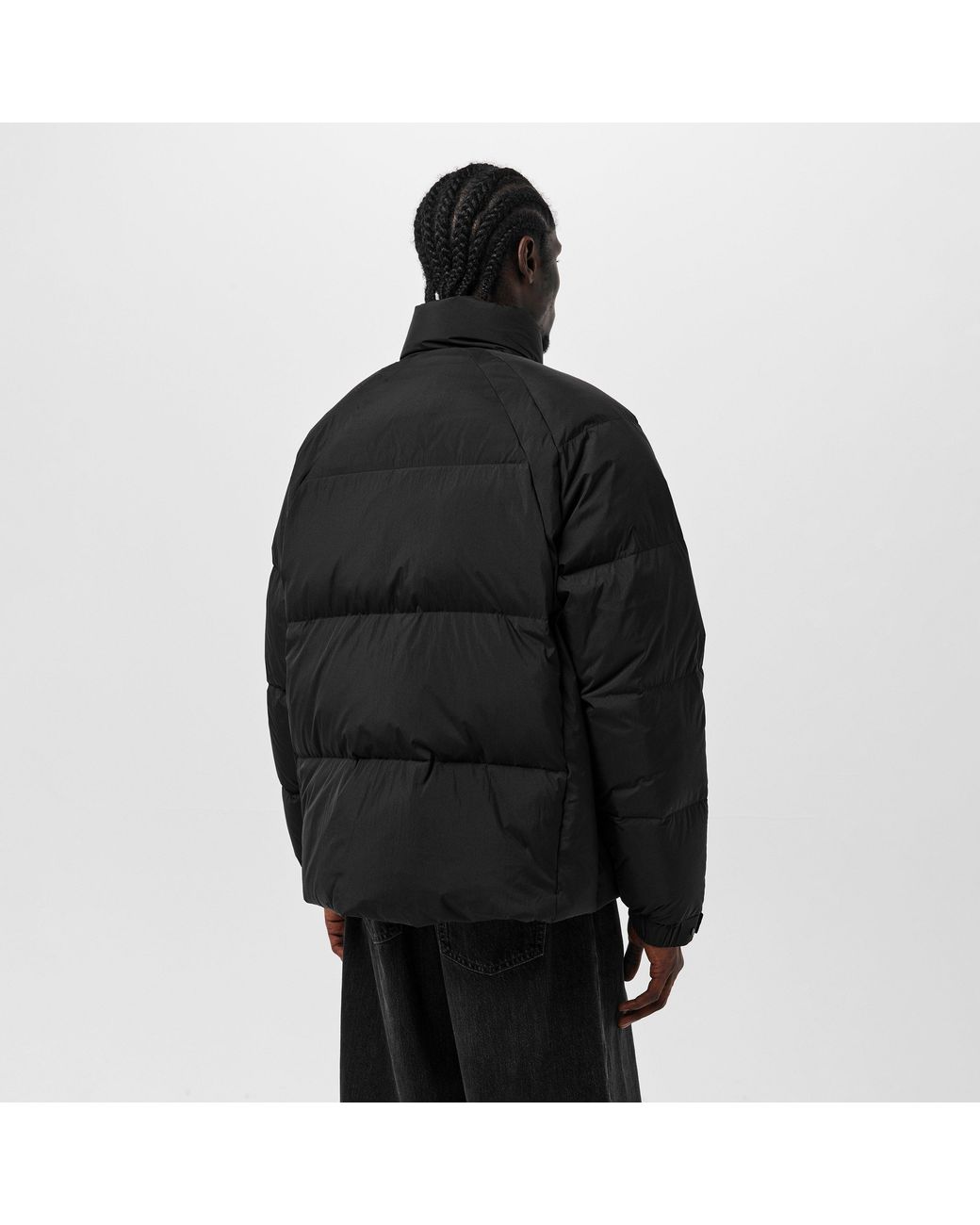 Represent Black Quilted Insulated Medium Puffer Jacket for men