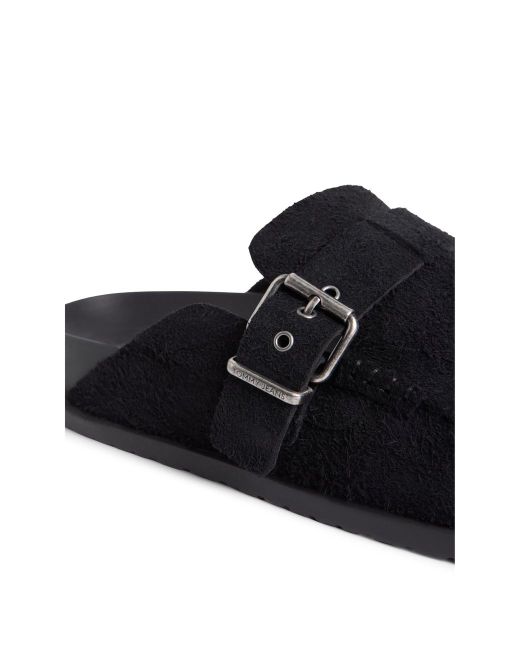 Tommy Hilfiger Black Flat Mules for men