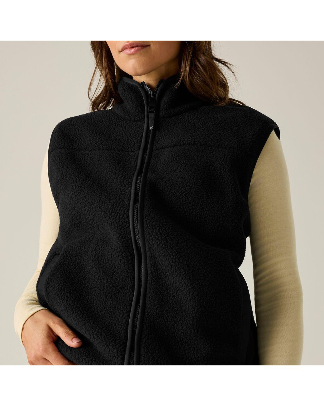 Regatta Black Frankie Borg Fleece Bodywarmer