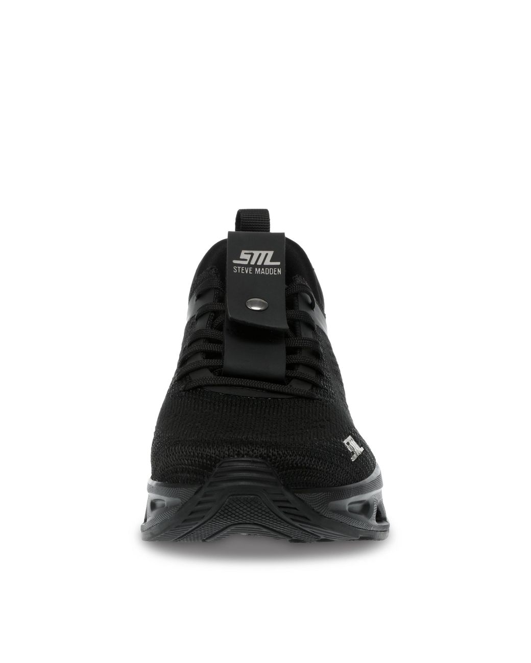 Steve Madden Black Surge 1 Mesh Trainers