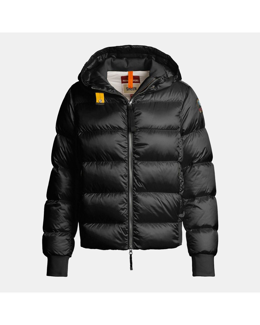 Parajumpers Black Mariah Water Resistant Duck Down Short Puffer Jacket