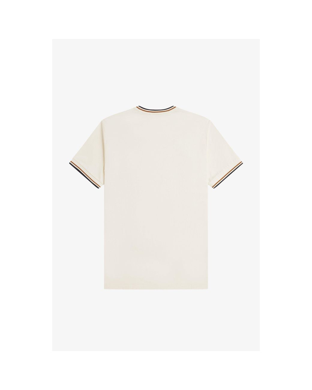 Fred Perry White Twin Tipped T-Shirt for men