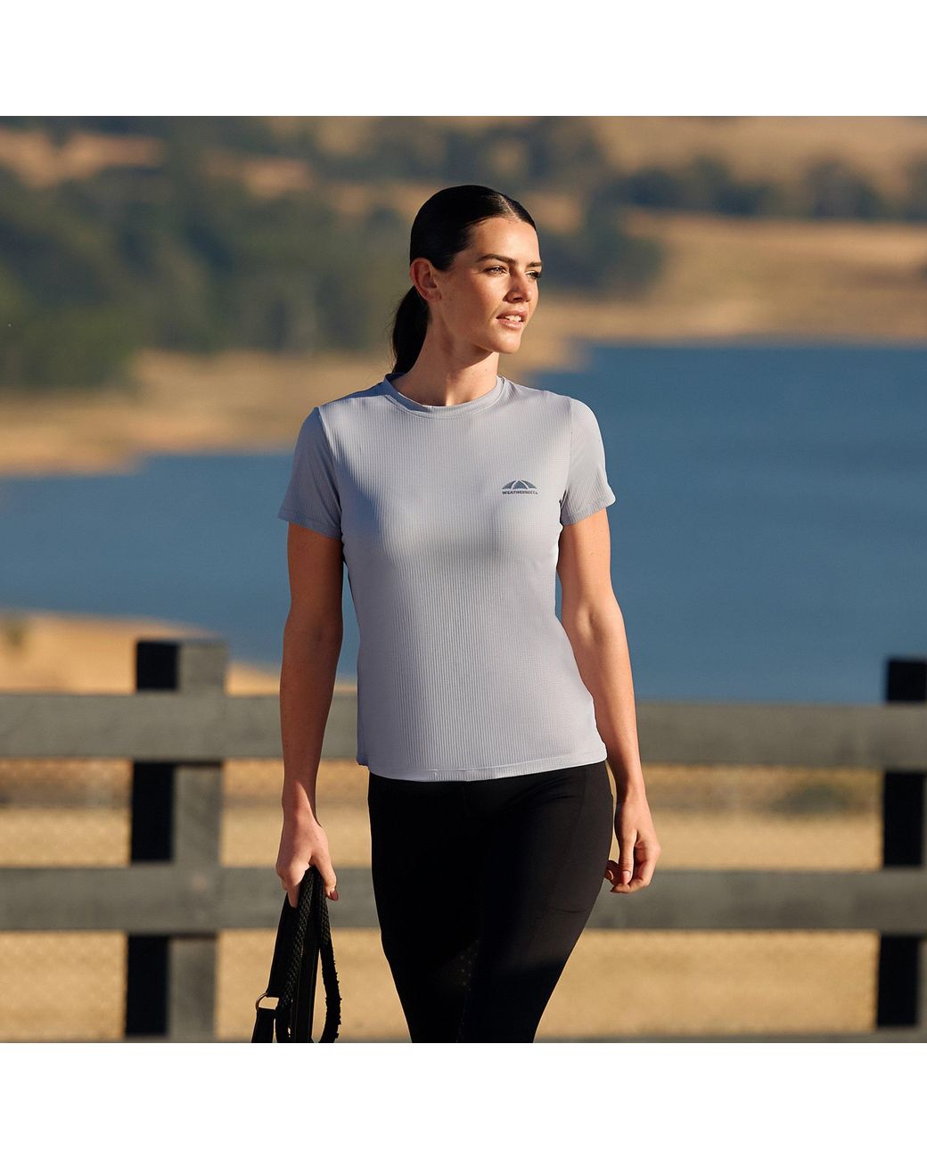 Weatherbeeta Blue Relaxed Copper Uv Short Sleeve T-Shirt