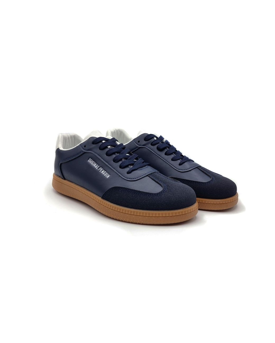 Original Penguin Brown Salsa Court Trainers for men