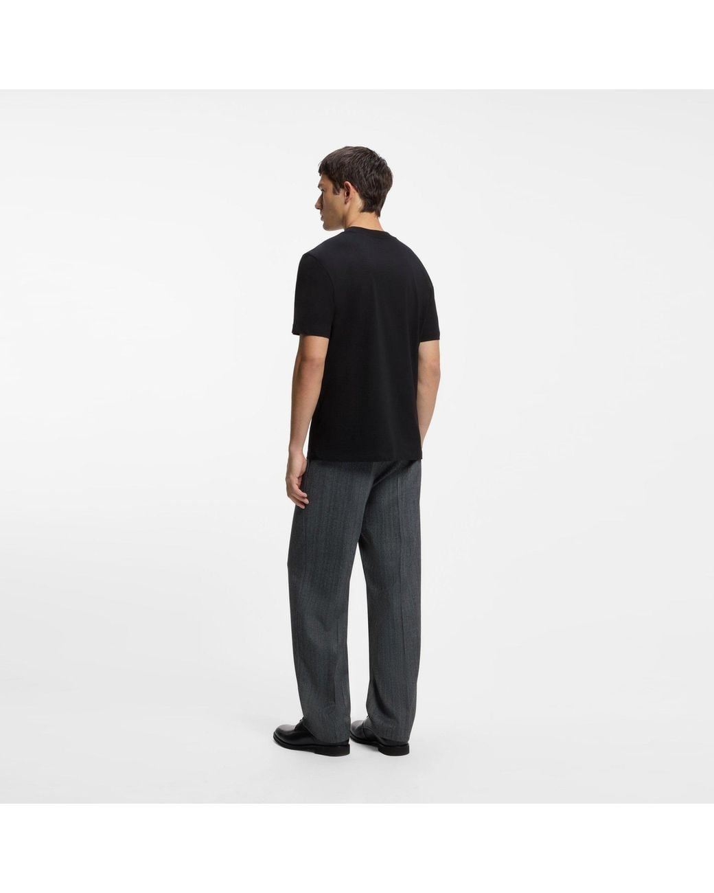 HUGO Black Daffilo Tee Sn64 for men
