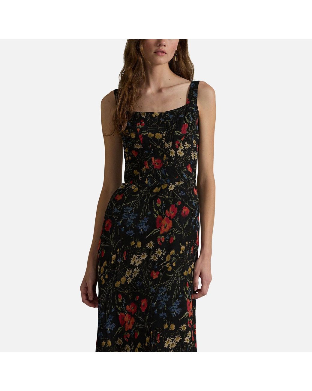 Ralph Lauren Black Cocktail Wrap Dress