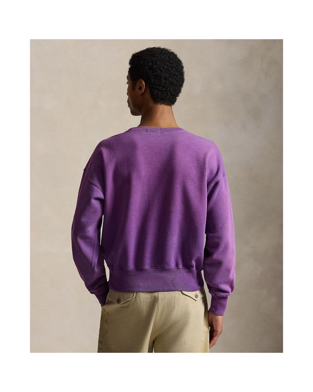 Polo Ralph Lauren Purple Crew Sweatshirt for men