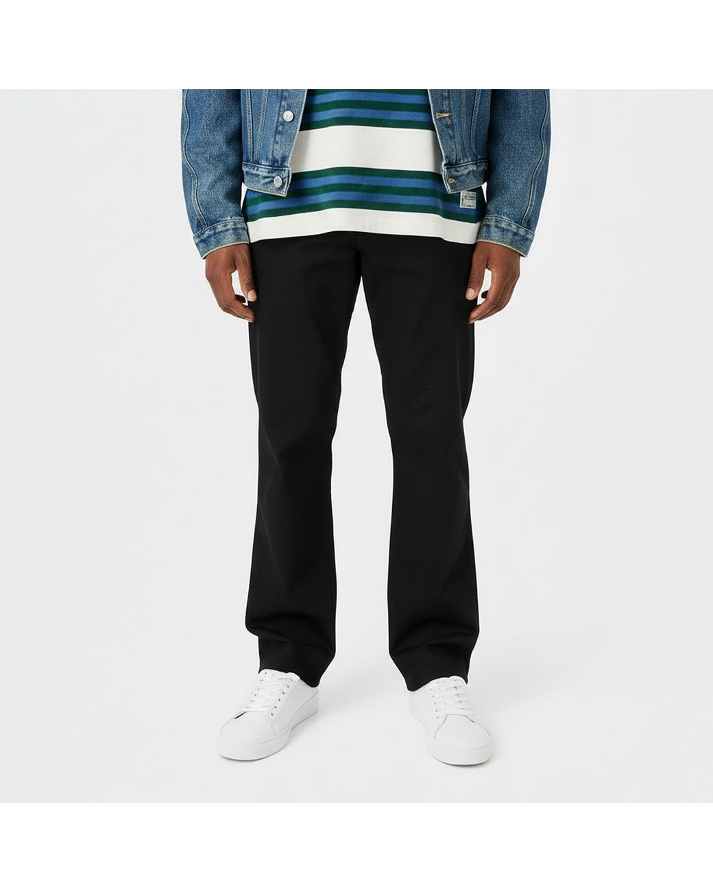 Vans Black Authentic Strt Chino for men