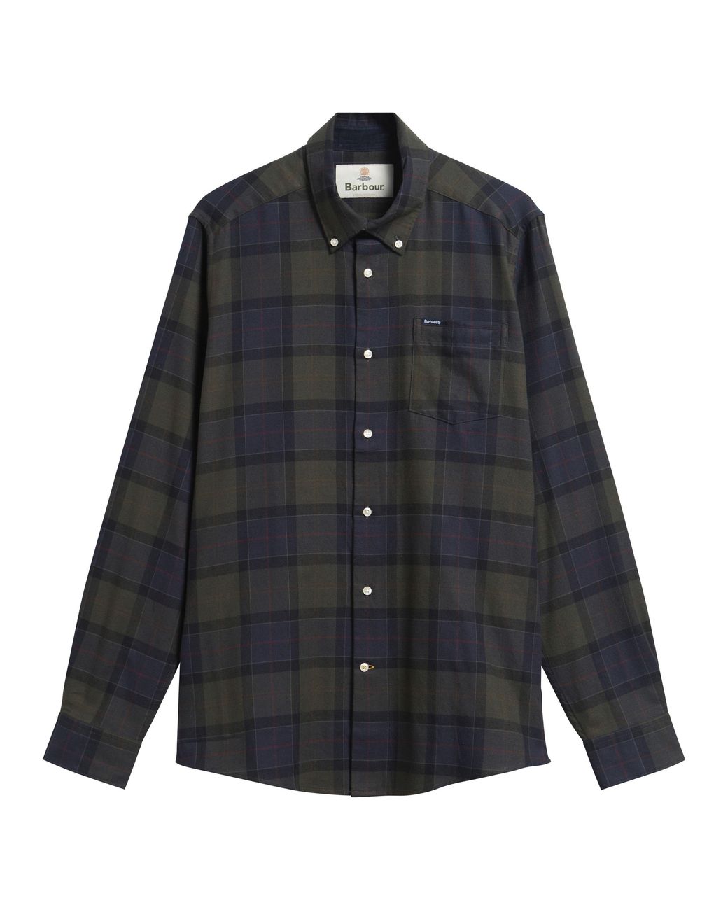 Barbour Blue Fortrose Tartan Cotton Tailored-Fit Shirt for men