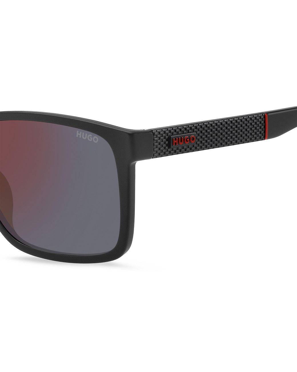 HUGO Brown Rectangle Sunglasses for men