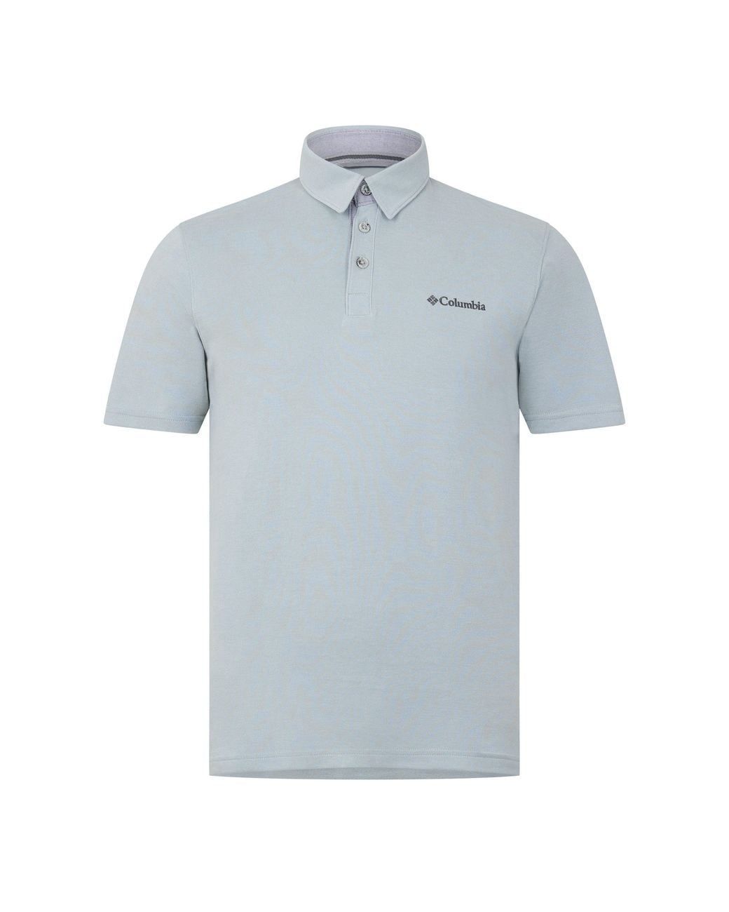 Columbia Blue Nelson Short Sleeve Polo Shirt for men