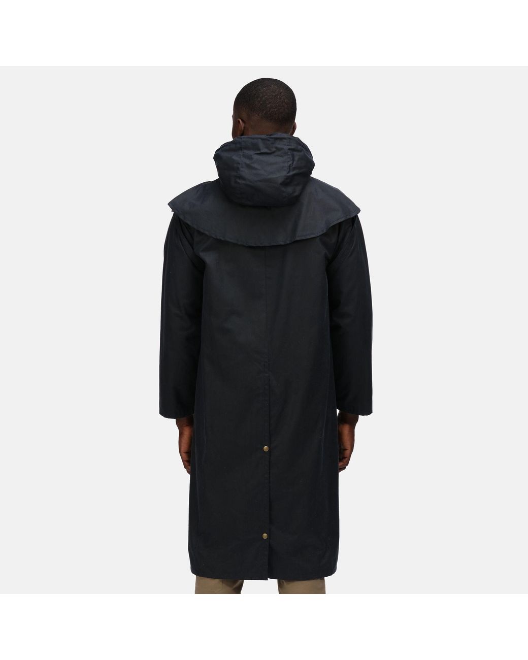Regatta Black Cranbrook Wax Cotton Riding Quilted Jacket for men