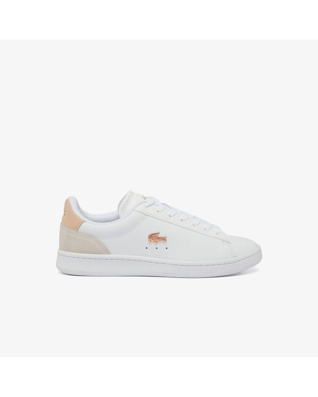 Lacoste White Low-Top Trainers