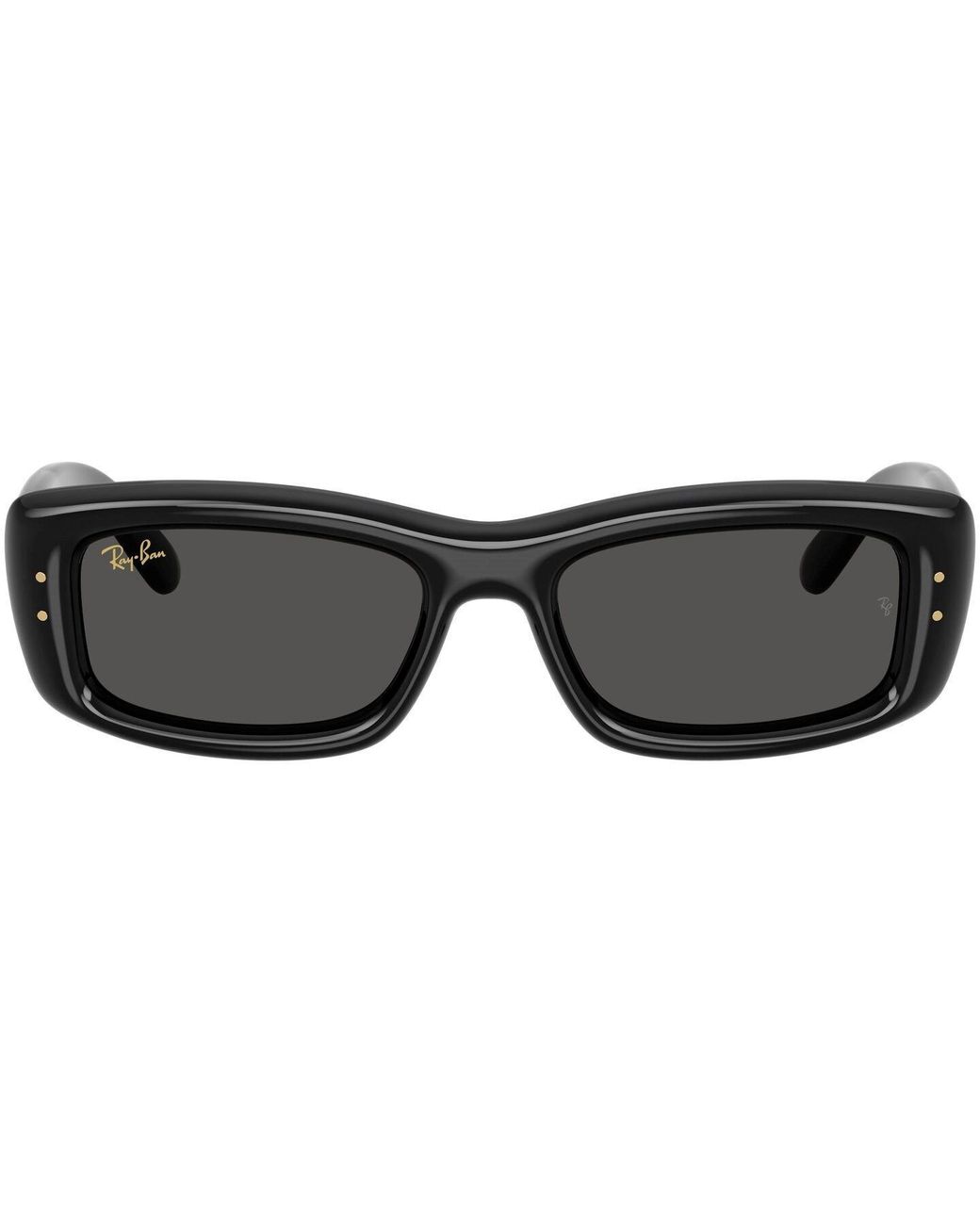 Ray-Ban Black Kiliane Puffer Rectangle Sunglasses