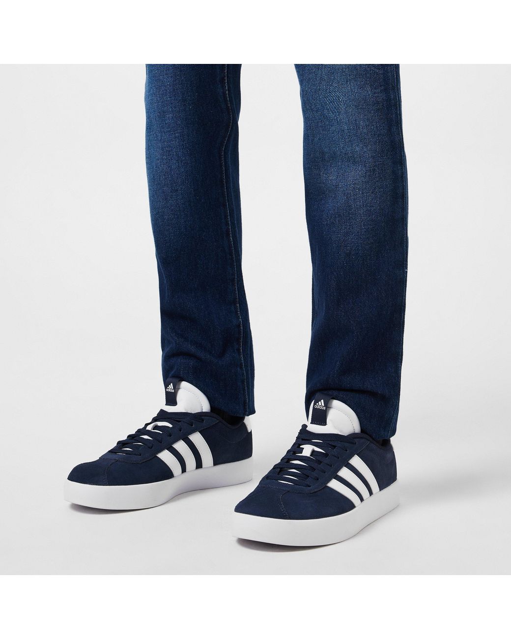 Adidas Blue Vl Court 3.0 Shoes for men