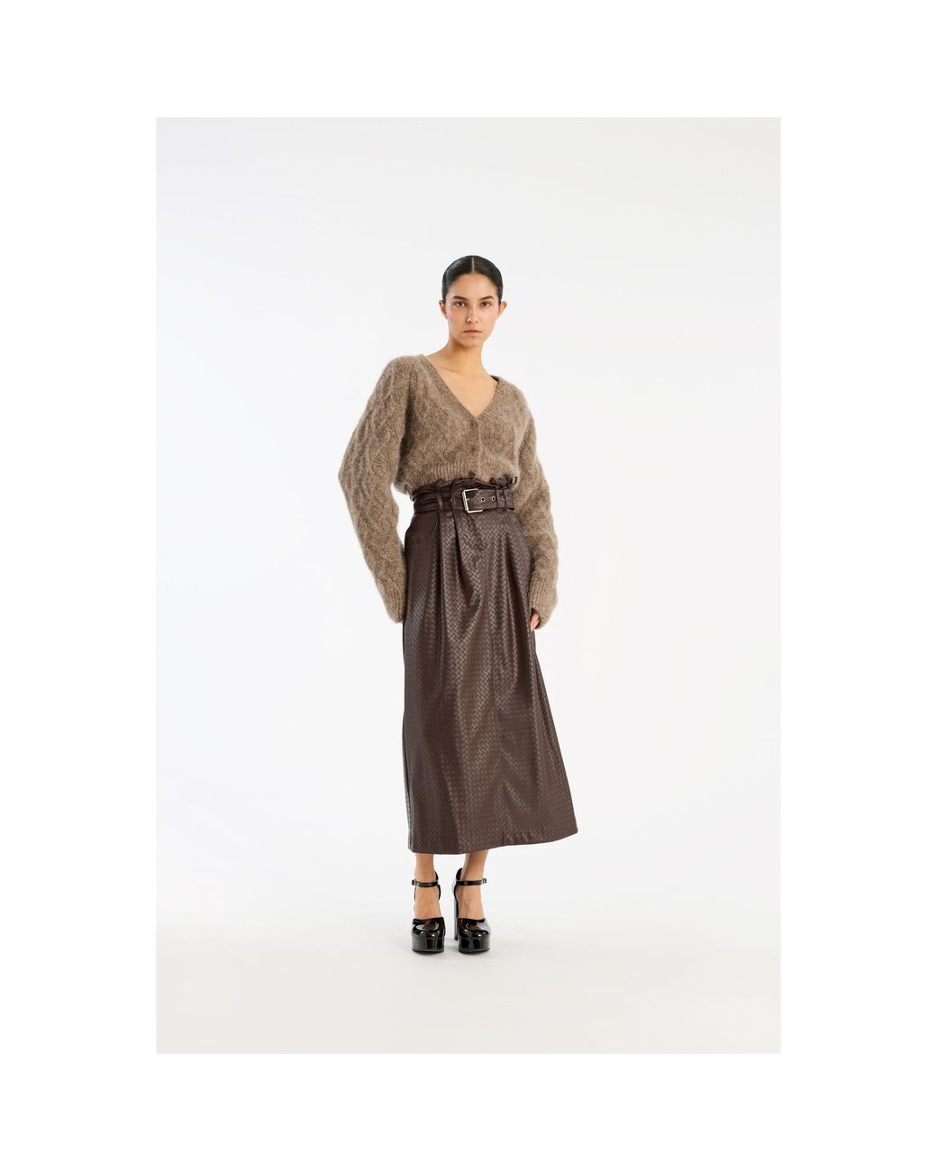 ROTATE BIRGER CHRISTENSEN Natural Sussi Cardigan