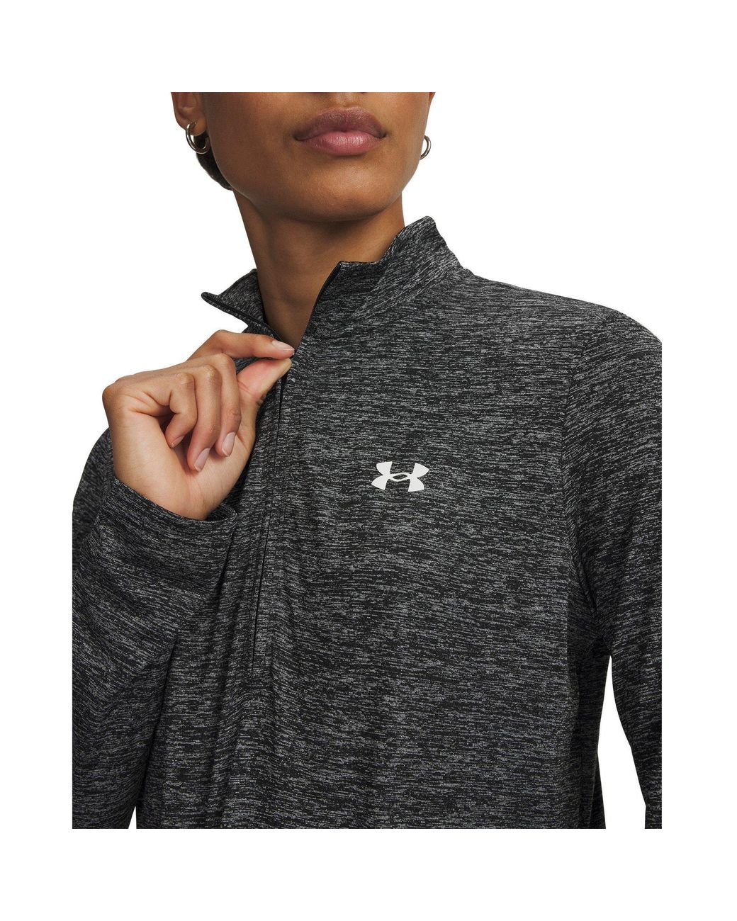 Under Armour Black Tech Half Zip Top