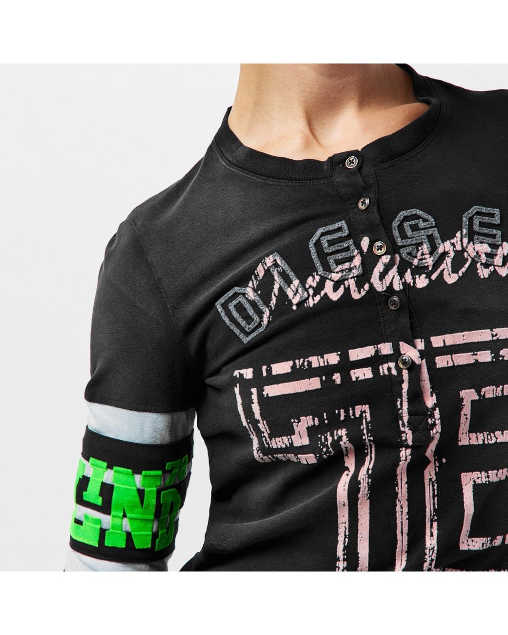 DIESEL Green Regular Fit T-Shirt