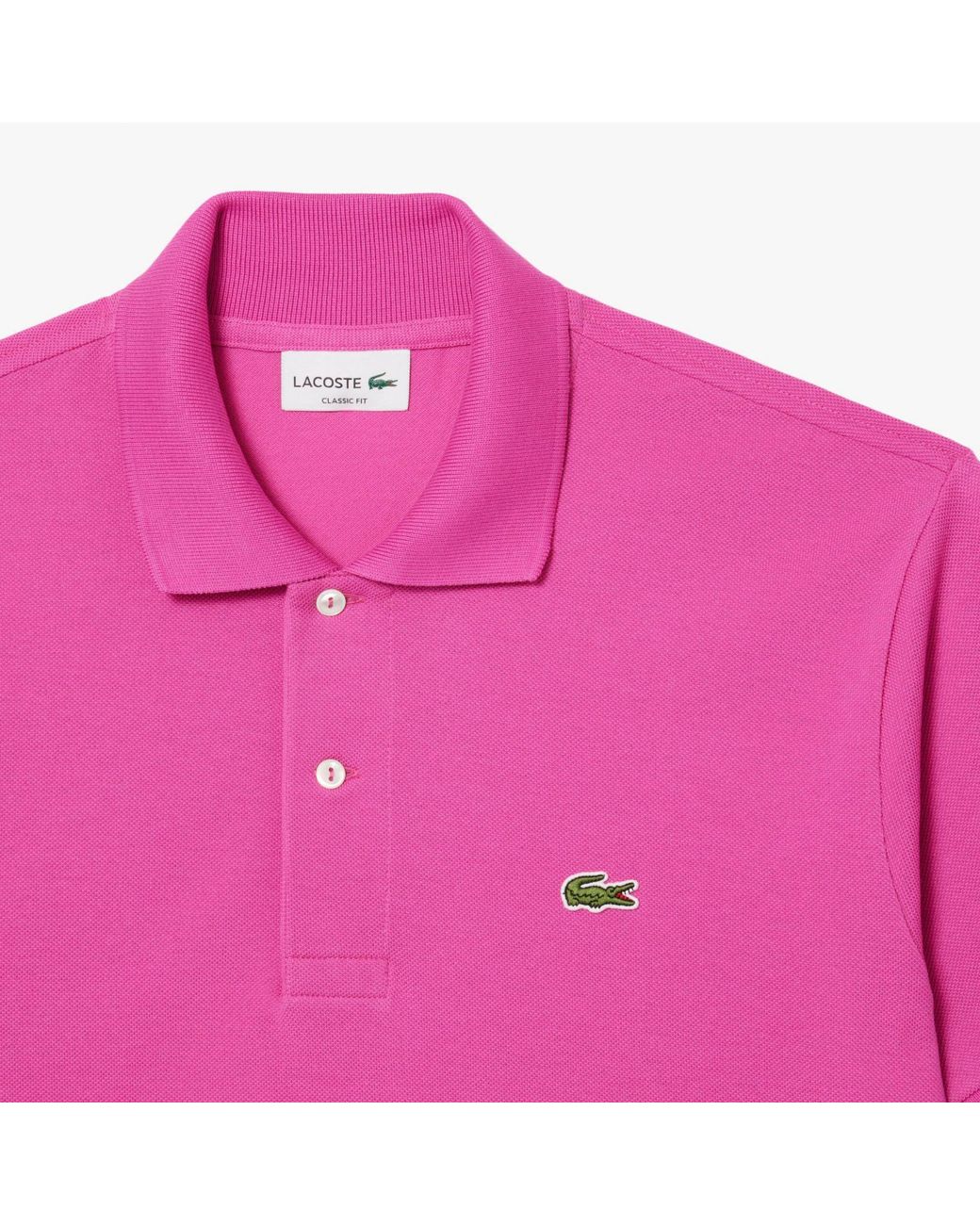 Lacoste Pink Classic Fit L.12.12 Original Polo Shirt for men