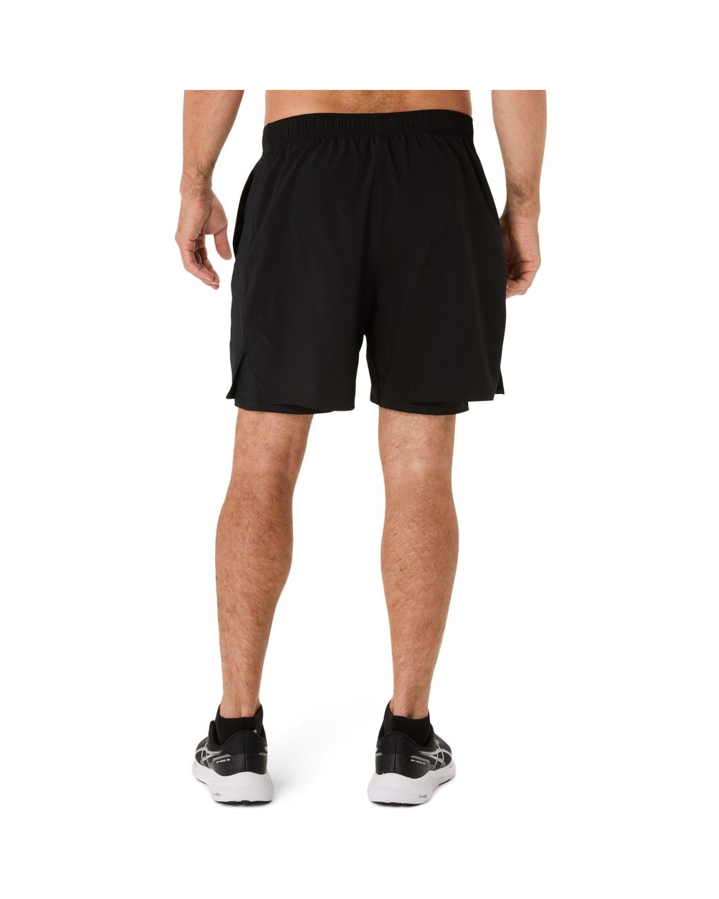 Asics Black Core 2-N-1 7In Short Running for men