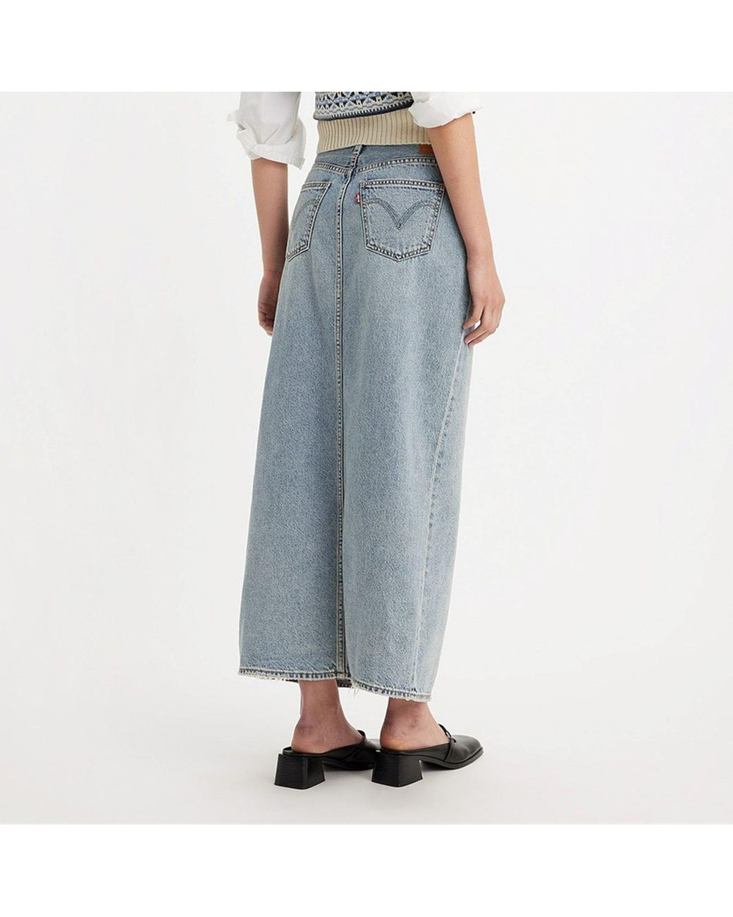 Levi's Blue Ankle Column Skirt Please Hold