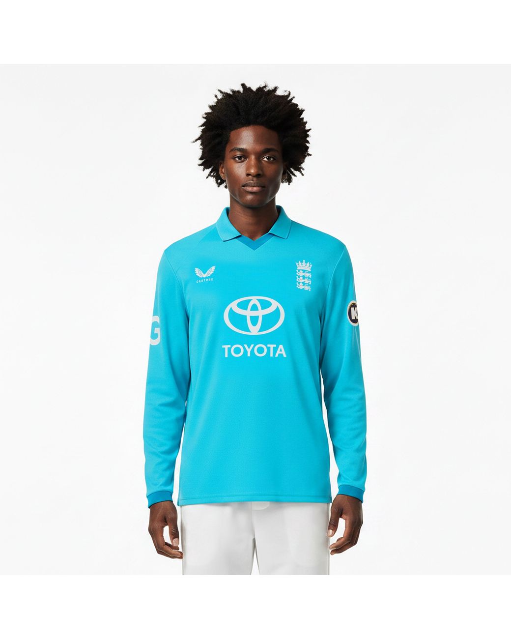 Castore Blue Long Sleeve Cricket Shirt for men
