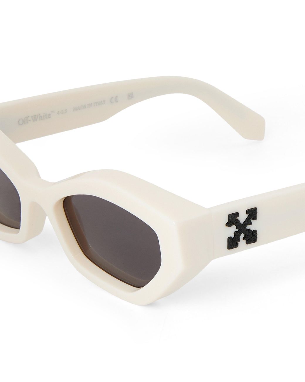 Off-White c/o Virgil Abloh Metallic Oeri144 Hilo Round Sunglasses