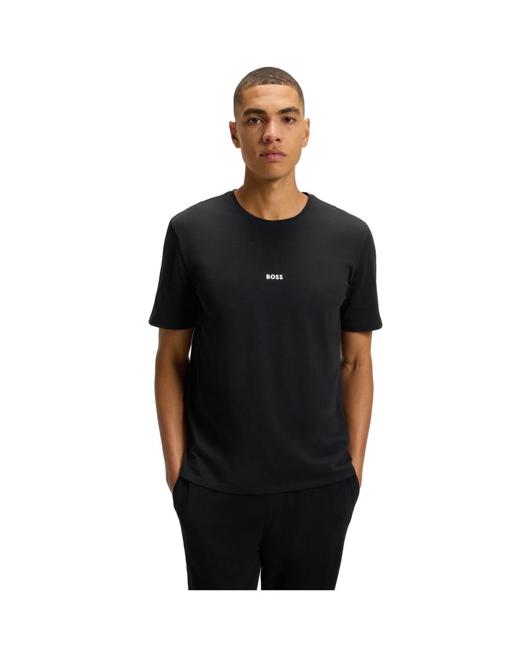 Boss Black Logo Crew Neck Short Sleeve T-Shirt for men