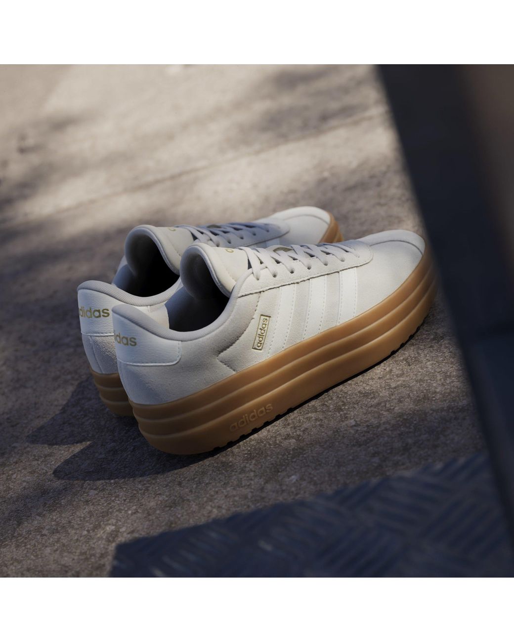 Adidas White Vl Court Bold Trainers
